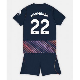 Tottenham Hotspur Omar Marmoush #22 Borta Kläder Barn 2026-27 Kortärmad (+ Korta byxor)